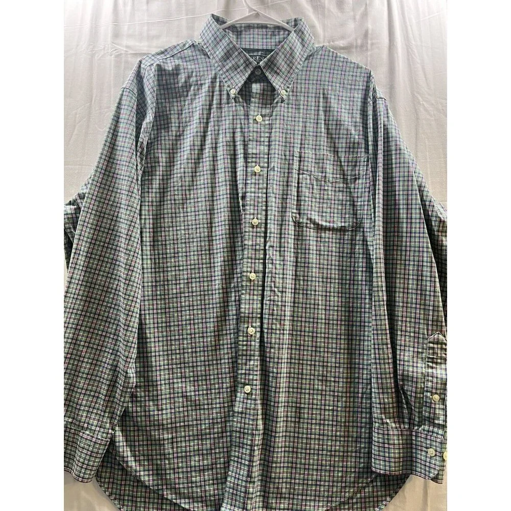 Ralph Lauren Shirt Mens 17 1/2 34/35 Long Sleeve Button Classic XL To XXL.   A31 - Picture 2 of 4